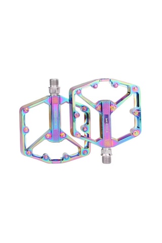 Meroca Rainbow Alüminyum Platformlu Bisiklet Pedalı