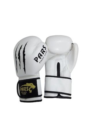 Pars Panter Boks Kick Boks Muay Thai Eldiveni Beyaz