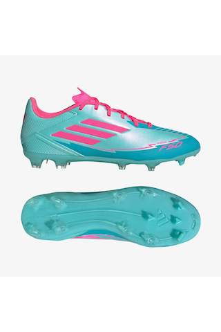 Adidas F50 League Messi Erkek Mavi Çim Saha Kramponu Ih0928 Mavi