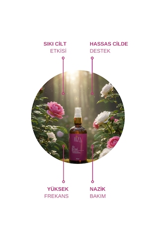 Hiza Herbal Care %100 Saf Gül Hidrosolü 100 ML