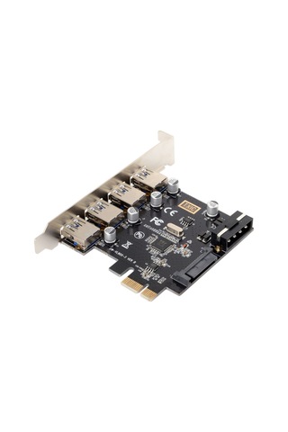 Cbtx 4 Port PCI-E USB 3.0 Hub PCI Express Genişletme Kartı Adaptörü