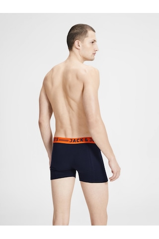 Jack & Jones Jack Jones Erkek Karışık Renkli 3'Lü Boxer 12113943 Çok Renkli