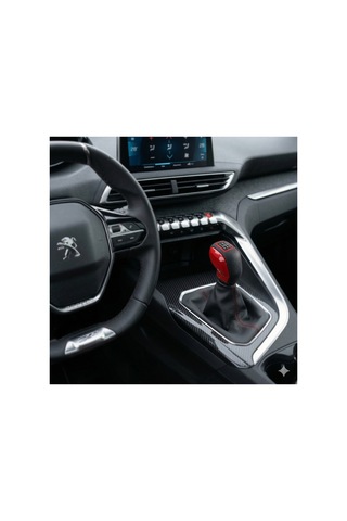 Peugeot-renault-citroen-fiat Uyumlu Kırmızı 5 İleri Spor Vites Topuzu