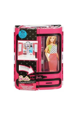 Barbie'nin Muhteşem Dolabı Pembe Dmt57 Barbie Gardrop