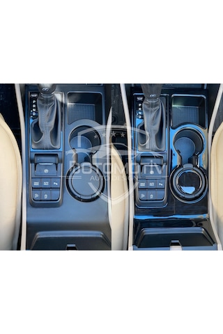 Hyundaı Tucson 2015 / 2020 Parlak Siyah Özel Set Torpido Konsol Kaplama