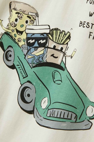 Name It Nmmdellan Nreg Ss Top Box Gri Erkek Çocuk Kısa Kol T-shirt Gri