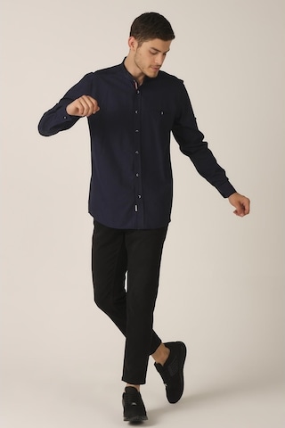 Alexander Gardi Alexandergardı Katlanır Kol Regular Fit Erkek Gömlek E21-32506