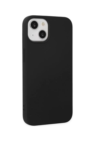 Newface Apple iPhone Uyumlu 14 Kılıf Nano İçi Kadife Silikon - Siyah Belirtilmemiş Belirtilmemiş