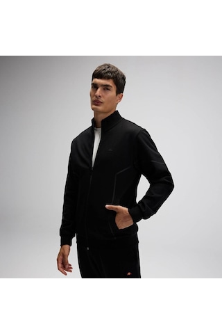 Ellesse Em545-bk Fermuarlı Erkek Sweatshirt - Siyah Siyah