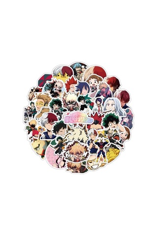 Lexroo My Hero Academia Sticker Seti Çok Renkli