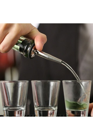 Ranyeek 304 Paslanmaz Çelik Şarap/yağ Döşatıcı, Sıvı Akış Kontrolü, Kauçuk Mantar Tıkanıklığı, Bar Ve Mutfak Aleti, Kapağısız Tip 1 Diğer