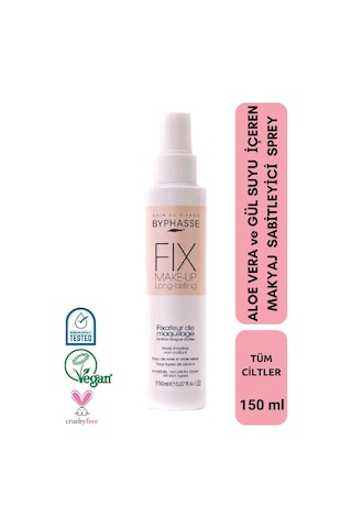 Byphasse Aloe Vera & Gül Suyu Özlü Makyaj Sabitleyici Sprey 150 ML