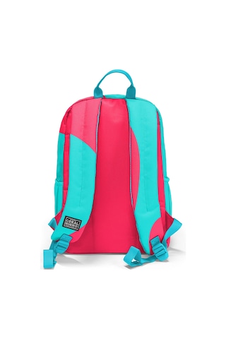 Coral High Neon Mercan Turkuaz Desenli Okul Sırt Çantası 23685 Neon Mercan