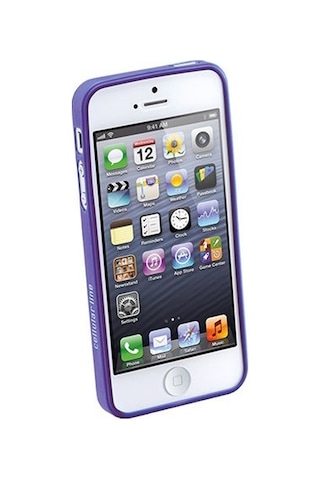 Apple Uyumlu iPhone Cellular Line Se 5s 5 İle Gummy Slim Silikon Kılıf Lila Gummyslım5v