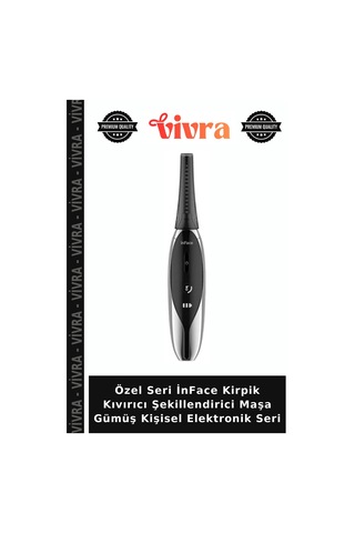 Özel Seri İnface Kirpik Kıvırıcı Şekillendirici Maşa Gümüş Kişisel Elektronik Seri