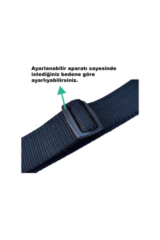 Plastik Klipsli Taktikal Tarz Ayarlanabilir Bez Keme
