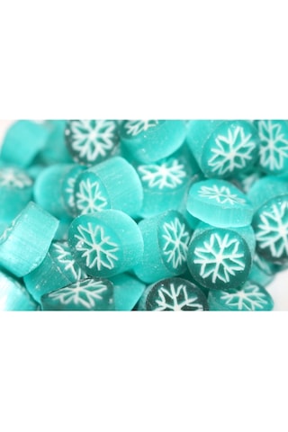 Yılbaşı Özel Kar Tanesi Desenli Lolly Şeker 1000 Gr.