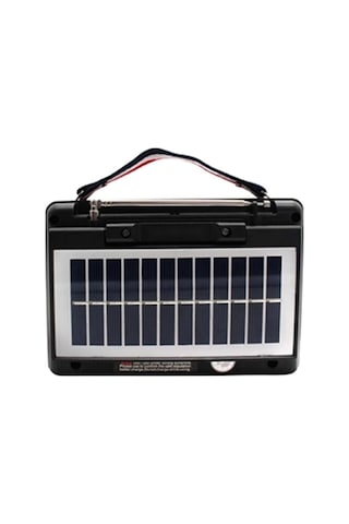 Ktf-1428 Taşınabilir Güneş Enerjili Bluetooth Radyo Hoparlör Şarjlı, Radyo, Mp3, Aux Girişli