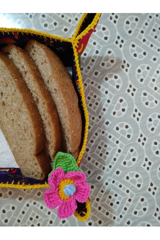 Divitin Ekmek Sepeti Kırmızı - Mor