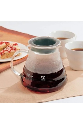 600 Ml Isıya Dayanıklı Cam Kahve Servis Sürahisi