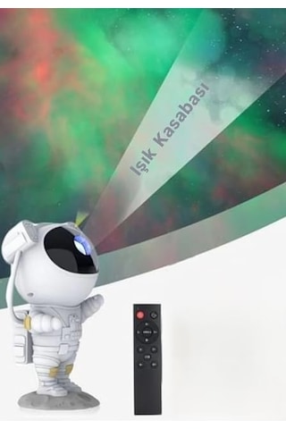 Astronot Galaksi Projektör Kumandalı Gece Lambası Yıldız Ve Samanyolu Projeksiyon Işığı