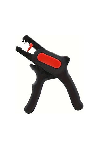 Xuweiwei Siyah Otomatik Cok Olcekli Ayarlanabilir Tel Kablo Siyirici Ve Kesici 10 Awg Ergonomik Kaymaz Tutus Ev Ofis Endustriyel Kullanım