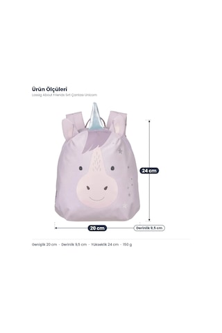 Lassig About Friends Sırt Çantası Unicorn Lila