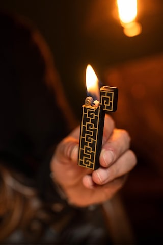 Caka Zen Serisi Benzinli Pirinç Çakmak - Asude Siyah