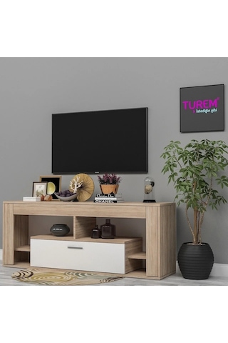 Wood Tv Ünitesi Mdf Antrasit