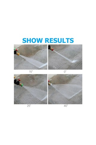 Wezone Geniş Açılı Metal Uzatma Çubuğu Ve 5 Nozul Seti İle K Serisi Basınçlı Yıkama Makineleri İçin Çok Renkli