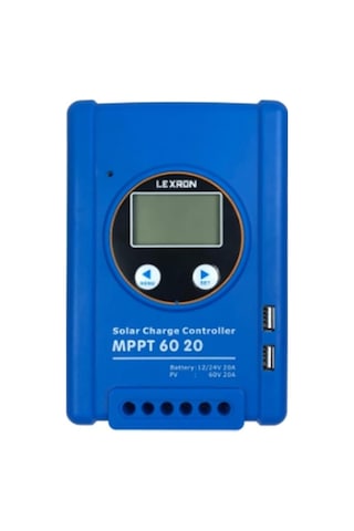 20a Amper Mppt 12/24v Solar Şarj Kontrol Cihazı Mppt Regülatör Lexron