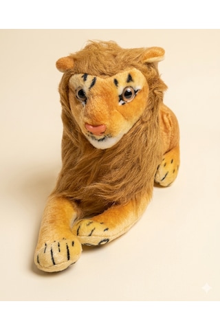 Peluş Aslan 50 Cm Turuncu