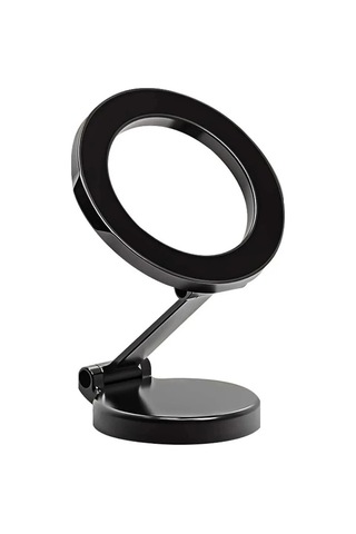 Createtech Araba Manyetik Katlanır Telefon Dağı Tutucu 360 Dönüştürülebilir Vantuz Black - -