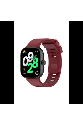 Newface Xiaomi Redmi Watch 4 Klasik Kordon - Bordo