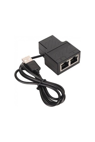 2 Port Rj45 Ethernet 100 Mbps Splitter Rj45 Ayırıcı 1 Giriş 2 Çıkış