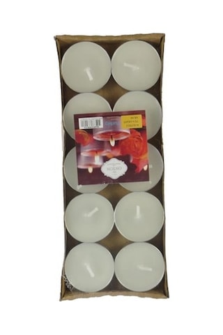 Tealight Mum 10 Lu Özel Günler Için Mum Yuvarlak Mum