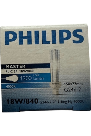 Philips 18w 840 2p Plc Ampul 4000k Günışığı