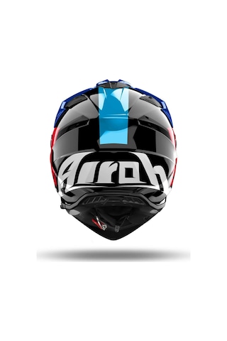 Airoh Bandit Tune Blue Red Gloss Kask Mavi - Kırmızı
