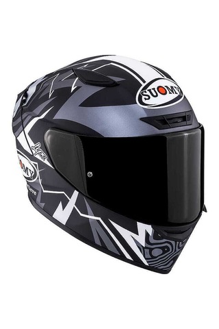 Suomy Motosiklet Kaskı - Track-1 Kask Sam Lowes Edıtıon 2025 Mat Siyah - M
