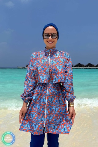 Kahijab Ivy Tesettür Mayo - Saks Mavi Saks Mavi