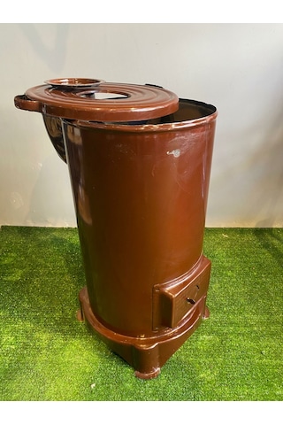 Yuvarlak Kovalı Soba Önden Havalandırmalı