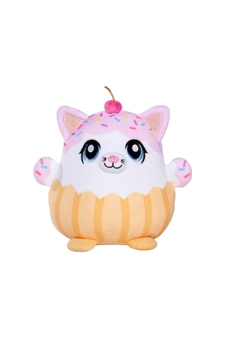 "nicotoy Cute Softies Animals 24cm 2ass. Cup Cake Kedi Çok Renkli