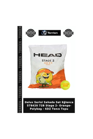 Delux Serisi Sahada Set Eğlence 578420 72b Stage 2- Orange- Polybag - 6dz Tenıs Topu