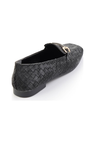 Bambi Siyah Kadın Loafer Ayakkabı K01641023071 Siyah
