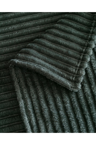 Diadora Wellsoft 180 X 220 / 150 X 200 Cm Fitilli Battaniye Koyu Yeşil