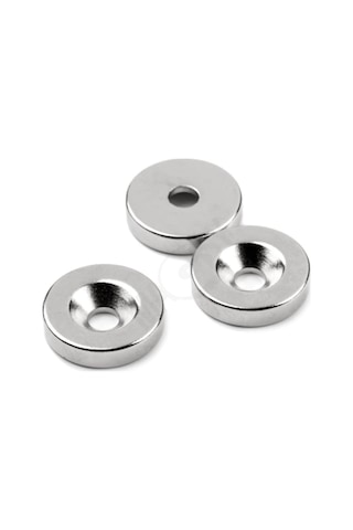 3 Adet D15M X 10/5,5Mm X 3Mm Havşa Delikli Güçlü Neodyum Miknatis