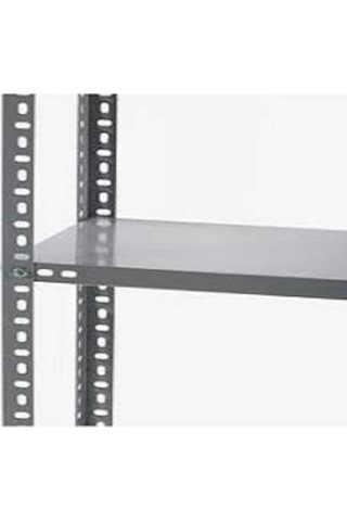 Raf Burada 8 Katlı Duble Galvaniz Çelik Raf - Depo, Arşiv, Kiler, Dosya, Market Rafı-59x75x200 cm- 1.00 mm