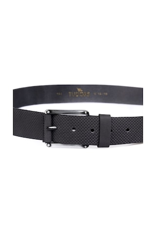 Tudors Erkek %100 Hakiki Deri 4 Cm Spor Siyah Kemer-23778 Siyah