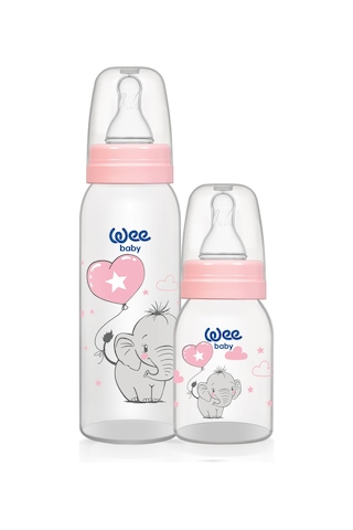 Wee Baby Klasik Biberon Seti 125 ML + 250 ML Pembe