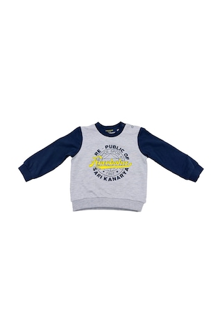 Fenerium Fenerbahçe Lisanslı Kişiye Özel Lacivert Bebek Sweat Republic Of Fenerbahçe Hediyelik Ahşap Kutulu Lacivert